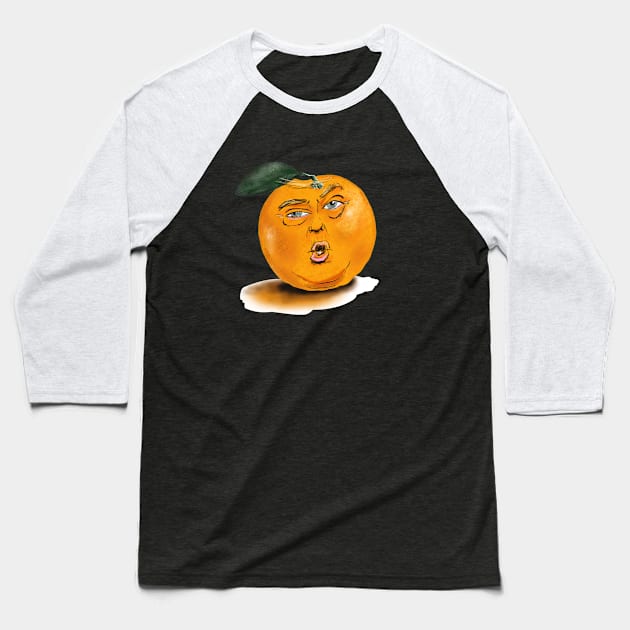 Orange is the new orange Baseball T-Shirt by Sam_McSammerson